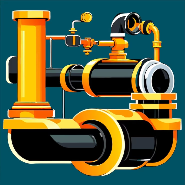 pipe water with valve meter pressure pipe elements system 135595 36236