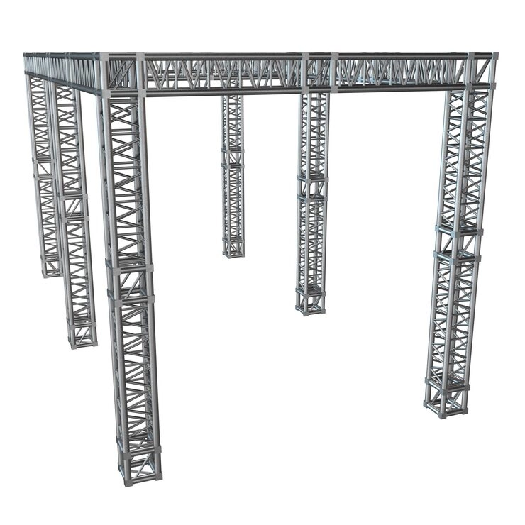 steel truss girder rooftop construction 274626 5554